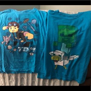 Boy’s Dan TDM The Diamond Minecart Minecraft tees